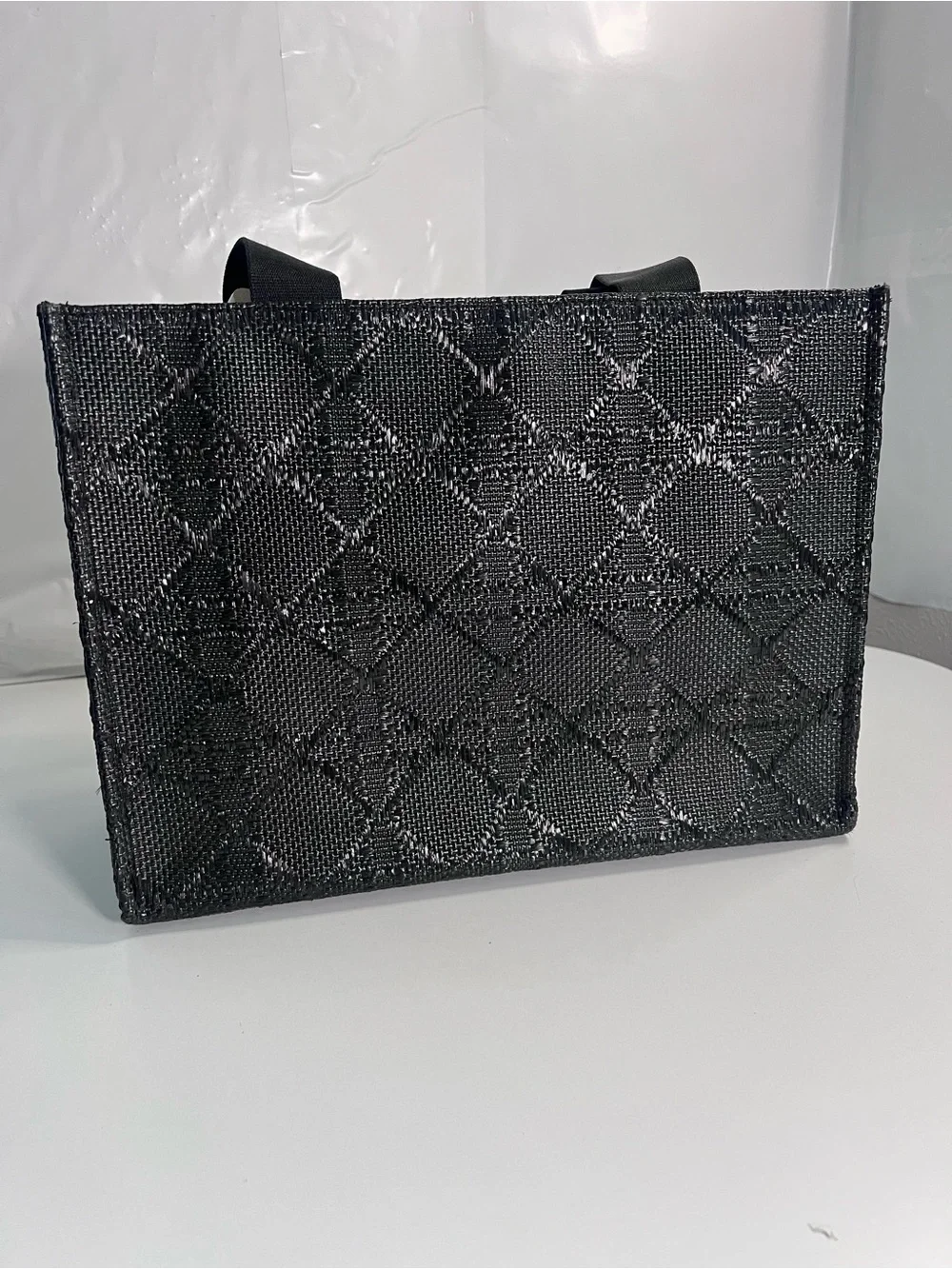NWT TRVL Luxe Black Structured Tote Bag – Brand New with Tags